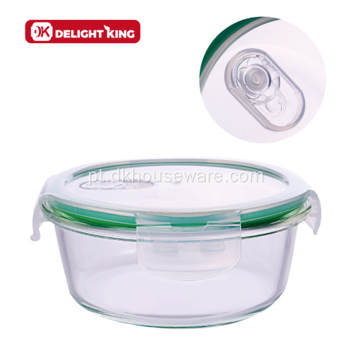 Recipiente de armazenamento de alimentos de vidro borosilicato de alta qualidade